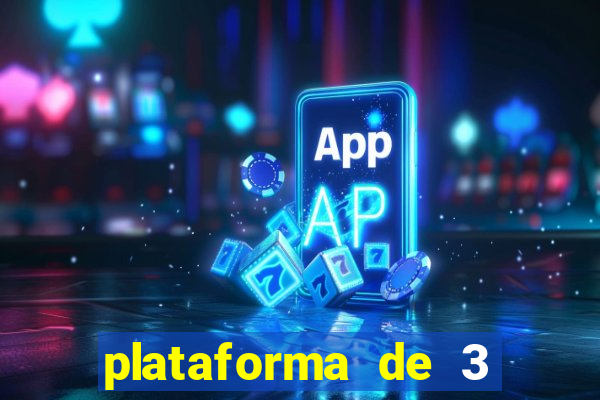 plataforma de 3 reais jogo