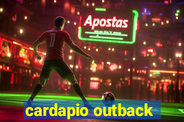 cardapio outback