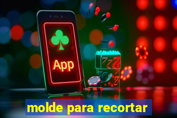 molde para recortar