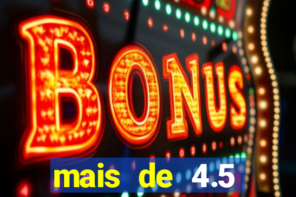 mais de 4.5 escanteios o que significa
