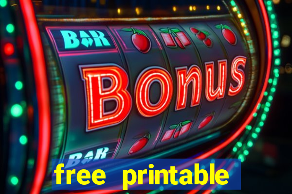free printable christmas bingo cards