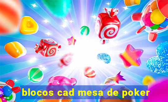 blocos cad mesa de poker