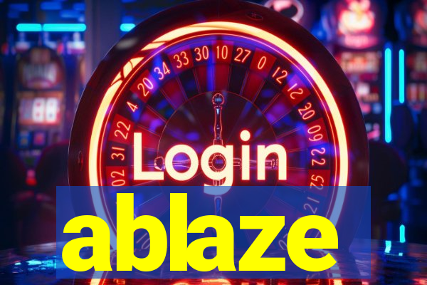 ablaze