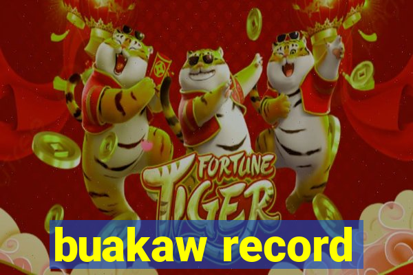 buakaw record