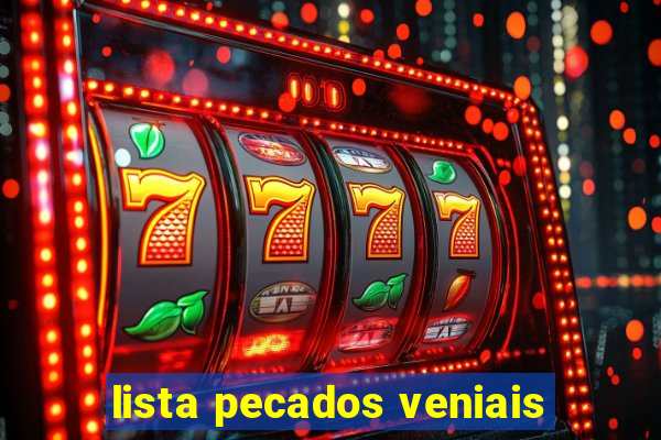 lista pecados veniais
