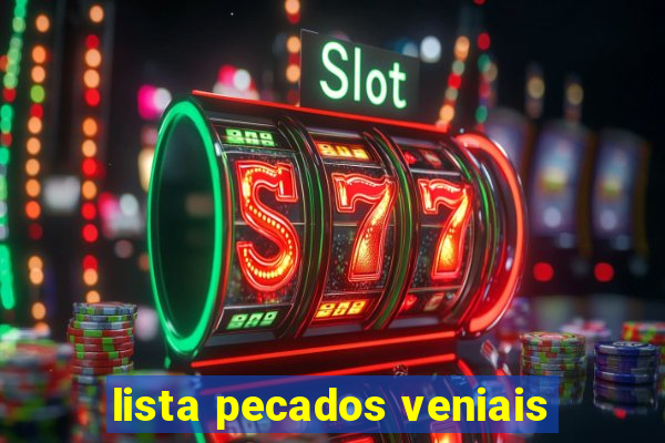 lista pecados veniais