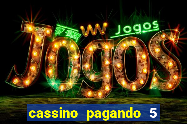 cassino pagando 5 reais no cadastro