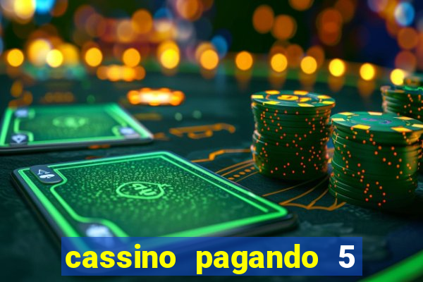 cassino pagando 5 reais no cadastro