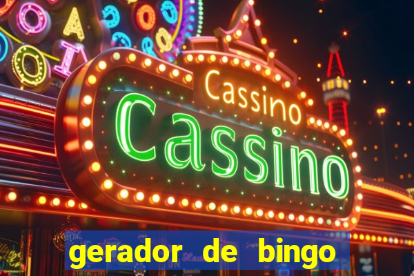 gerador de bingo cha de bebe