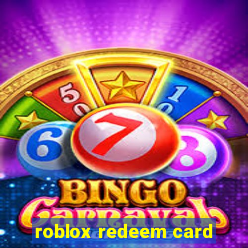 roblox redeem card