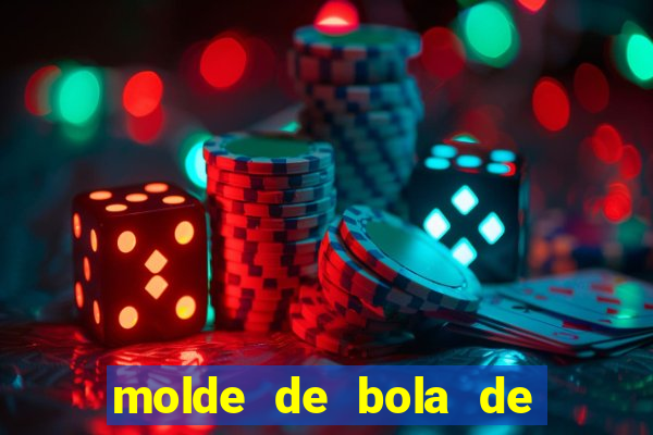 molde de bola de futebol para imprimir