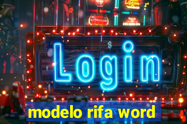 modelo rifa word