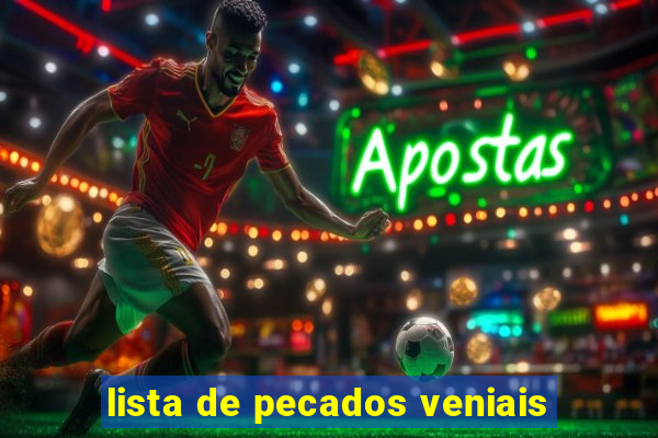 lista de pecados veniais