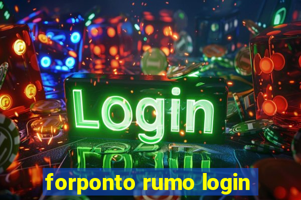 forponto rumo login
