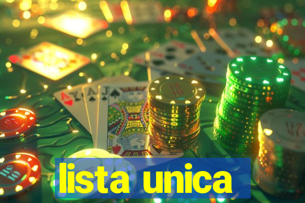 lista unica