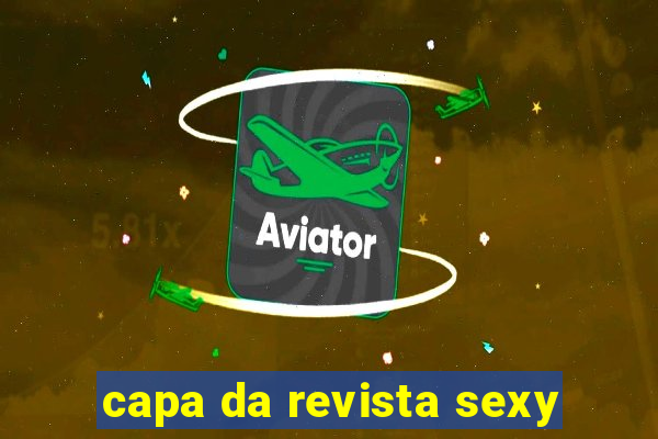 capa da revista sexy