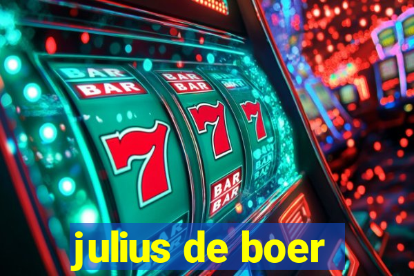 julius de boer
