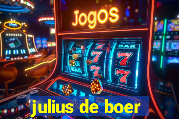 julius de boer