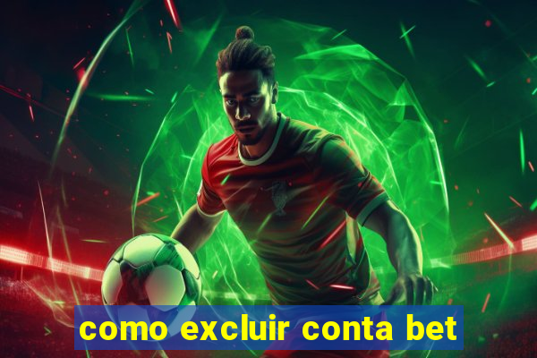 como excluir conta bet