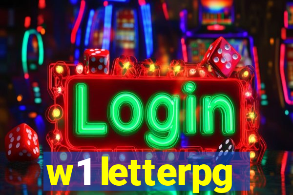 w1 letterpg