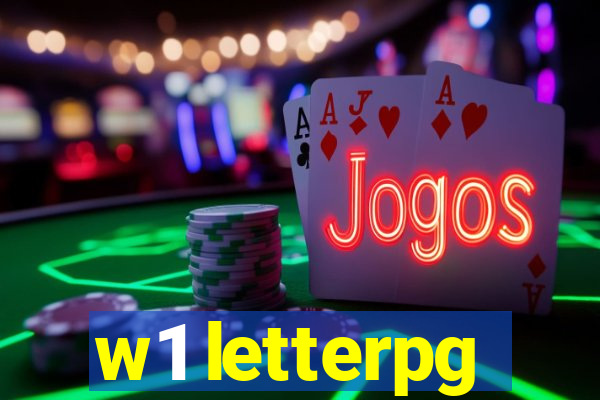w1 letterpg