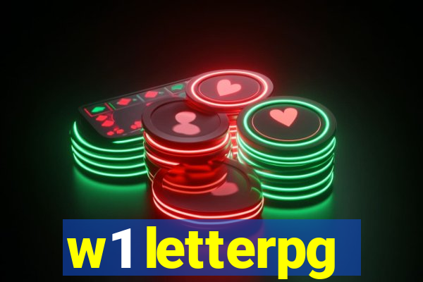 w1 letterpg