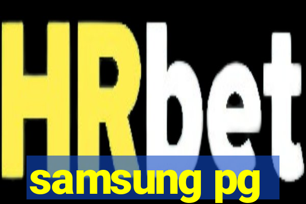 samsung pg