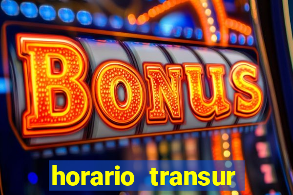horario transur roleta santos dumont juiz de fora