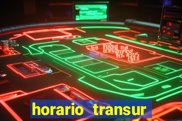 horario transur roleta santos dumont juiz de fora