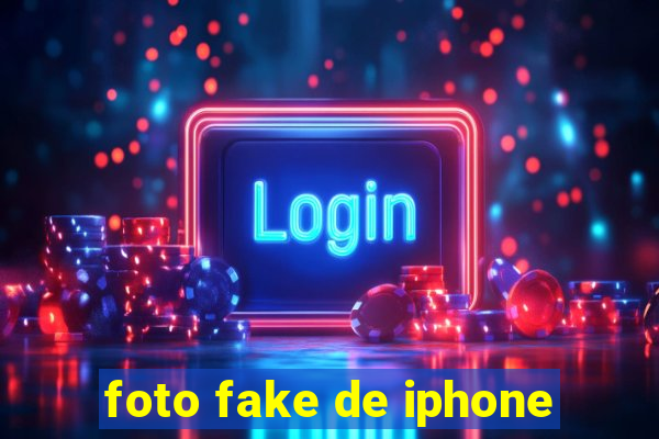 foto fake de iphone
