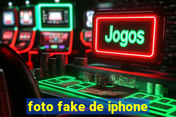 foto fake de iphone