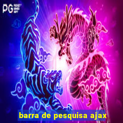 barra de pesquisa ajax