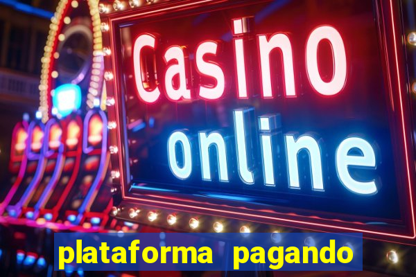 plataforma pagando no cadastro