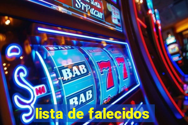 lista de falecidos