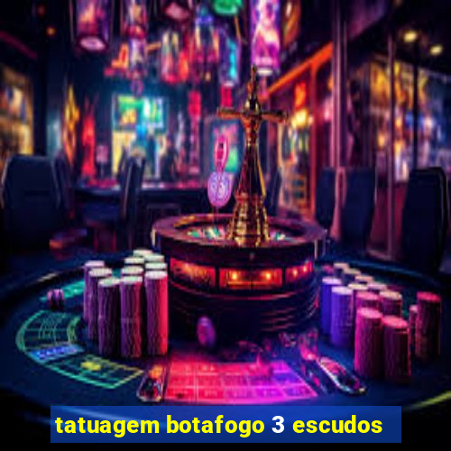 tatuagem botafogo 3 escudos