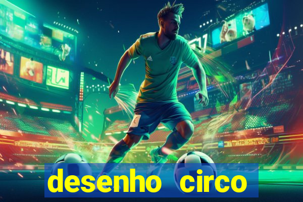 desenho circo digital para colorir