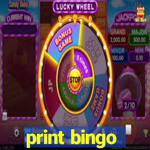 print bingo