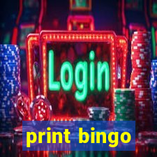 print bingo