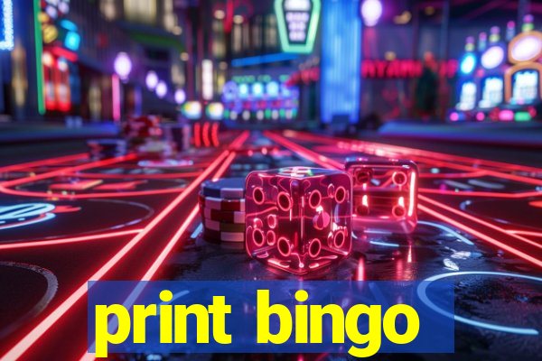 print bingo