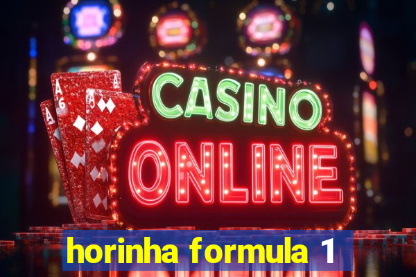 horinha formula 1