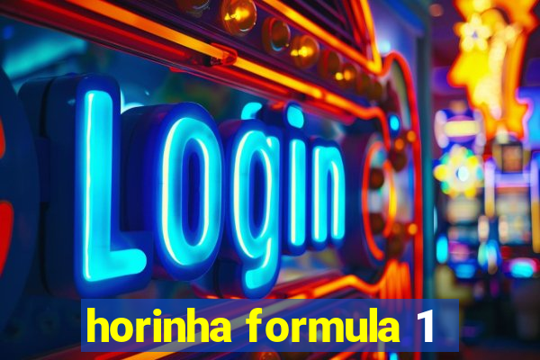 horinha formula 1