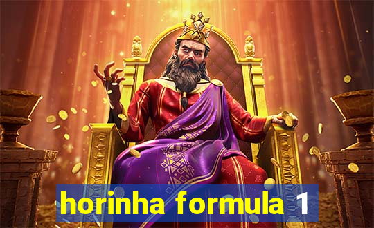 horinha formula 1