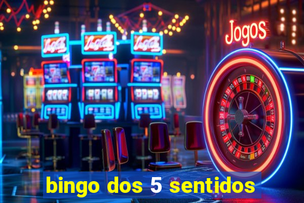 bingo dos 5 sentidos