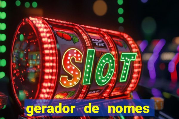gerador de nomes para jogos