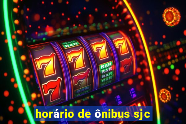 horário de ônibus sjc