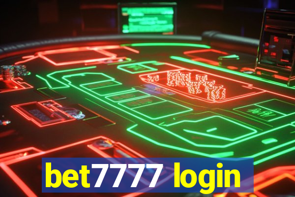 bet7777 login