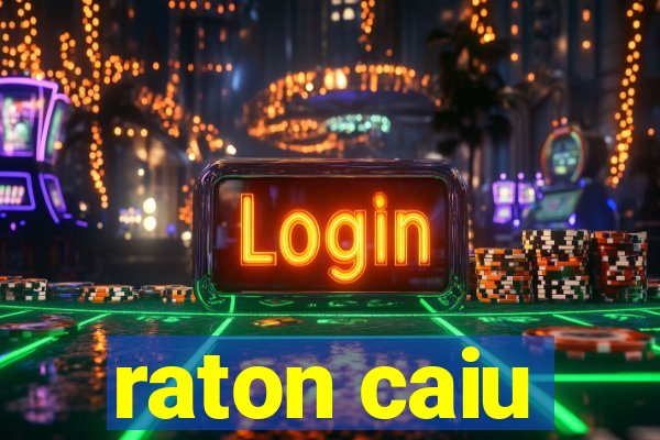 raton caiu