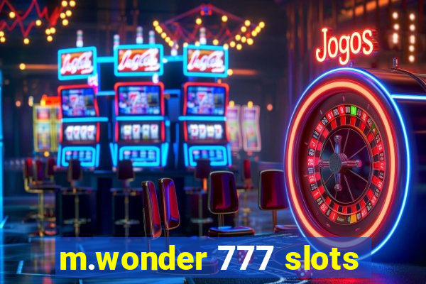 m.wonder 777 slots