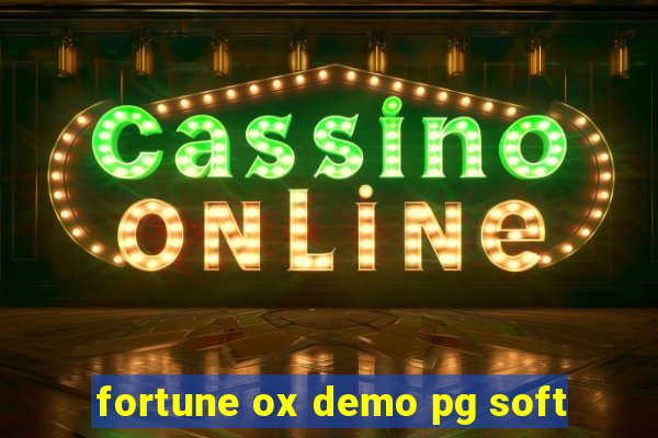 fortune ox demo pg soft