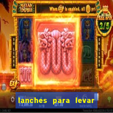 lanches para levar no beto carrero